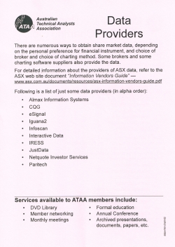 Data Providers - flip side