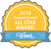 ConstantContact AllStar Award Winner 2013
