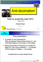 Anti-decimation slides